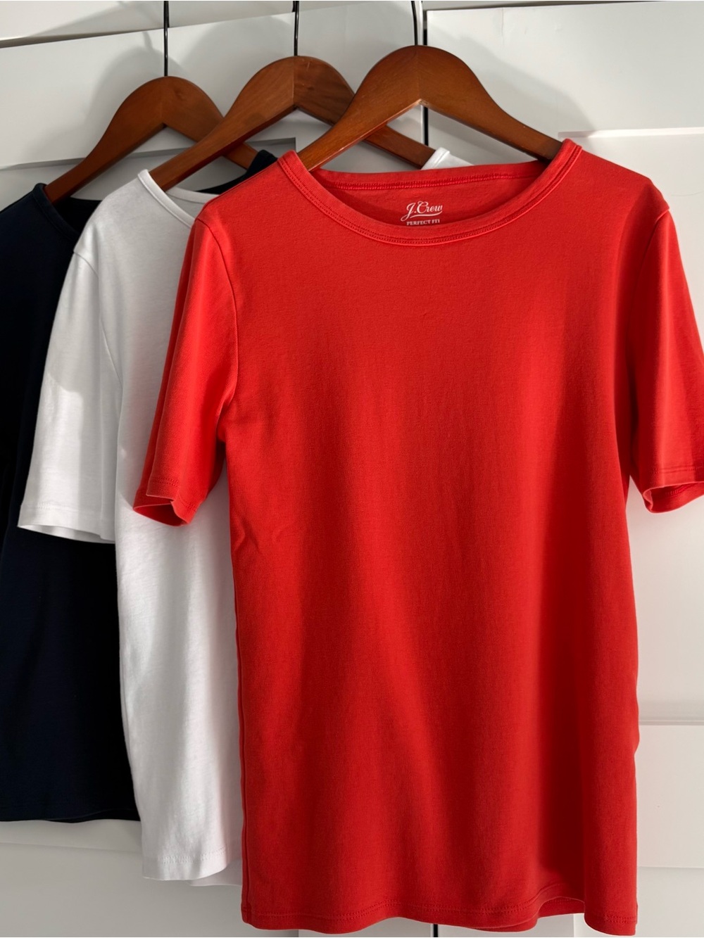 J.Crew "Perfect Fit" Short-Sleeve Tee Bundle – Set of 3